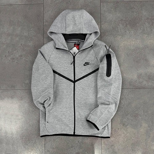 سویشرت نایک تک فلیس (NIKE TECH FLEECE 2025) رنگ طوسی سایز M